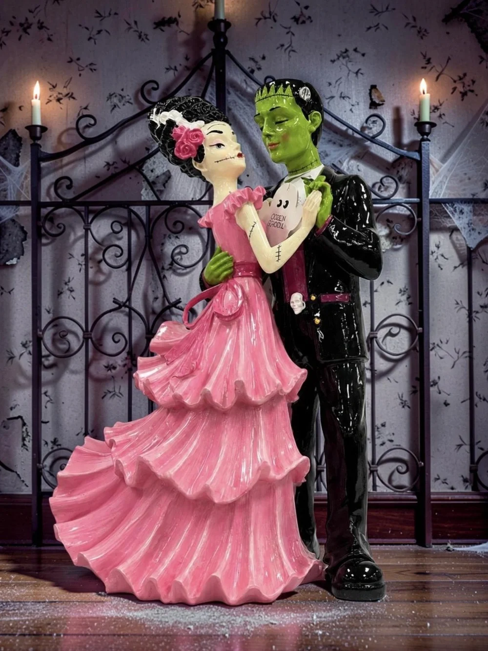 Goblin & Ghoul NWT Halloween Bride & Groom Frankenstein & Bride Figurine